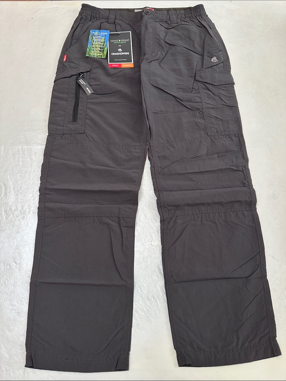 Craghoppers NOSILIFE CARGO TROUSER - Blk Pepper